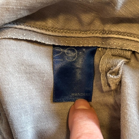 🦆 Pilcro Distressed Gray Wanderer Pant - size 29​ - Picture 8 of 9